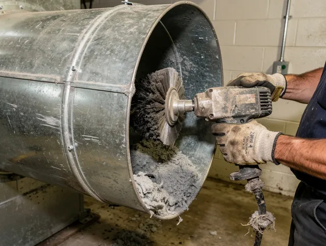 Industrial-grade dryer vent cleaning by Lakewood Dryer Vent Cleaning in Lakewood