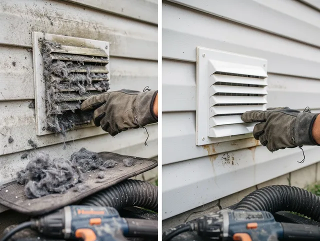 Residential dryer vent cleaning by Lakewood Dryer Vent Cleaning in Lakewood
